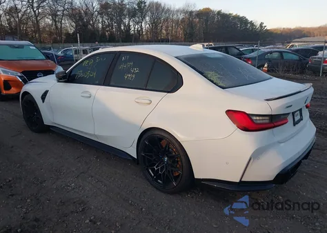 2022 BMW M3 Competition xDrive z USA, uszkodzony, nr VIN WBS43AY08NFL72928